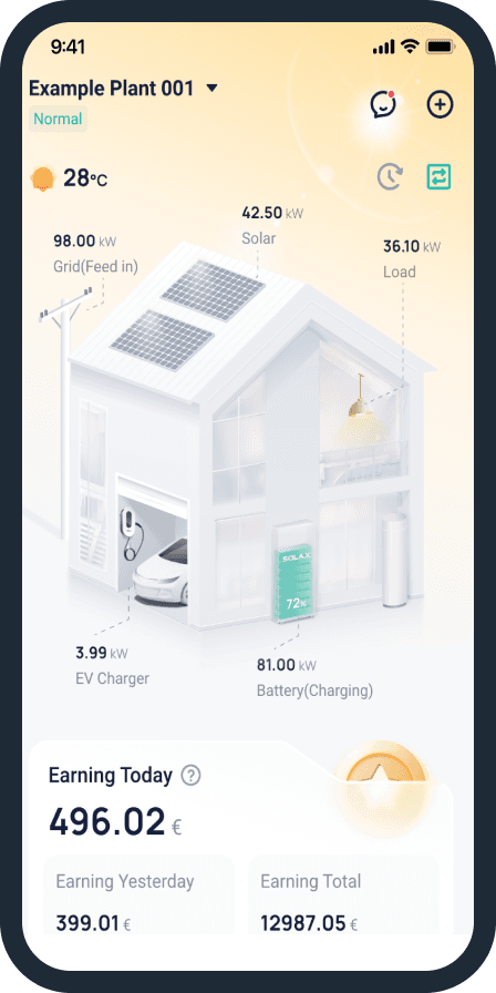 Bedeka | Solax Power Cloud | Solax Cloud mobilná aplikácia